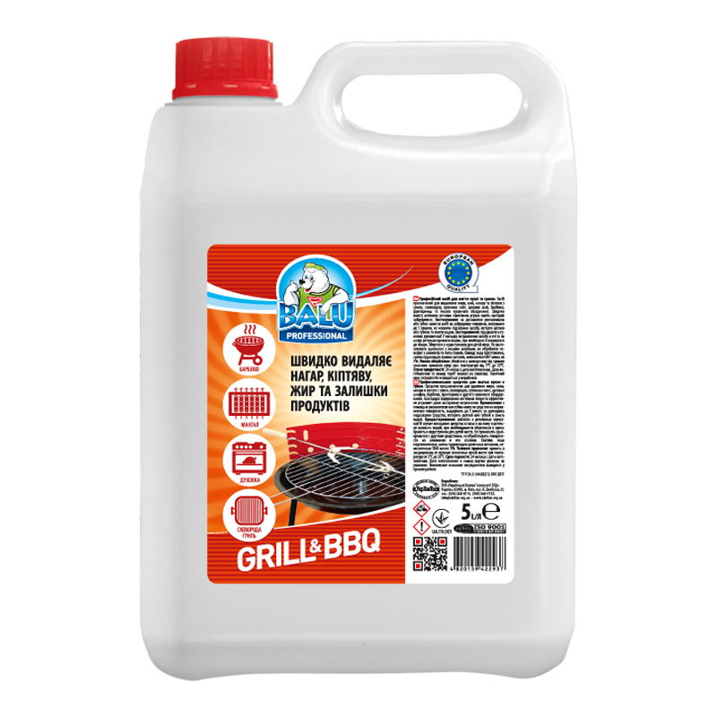 Професійний засіб для миття кухні та грилю BALU® GRILL & BBQ